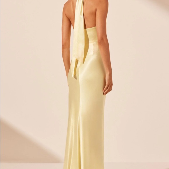 Shona Joy La Lune Ruched Halter Maxi Dress - Picture 3 of 8